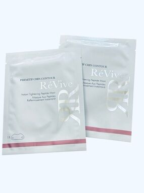 RéVive Fermitif Chin Contour Instant Tightening Peptide Mask Set of 2 White 1x